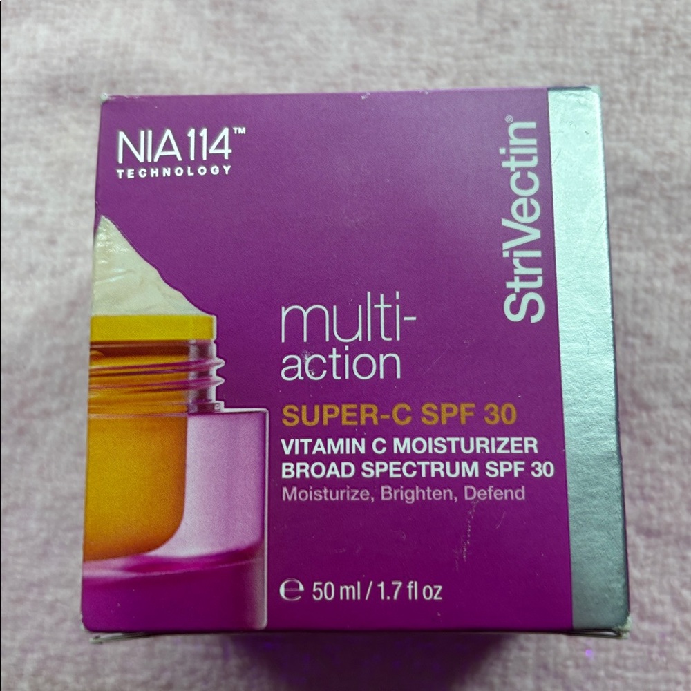 StriVectin Multi-Action Super-C SPF 30 Moisturizer - Purple and Yellow